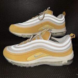 Nike Air Max 97 Koi Gold White/Gold Comfort Athletic Sneaker Shoe Mens Size 12.5